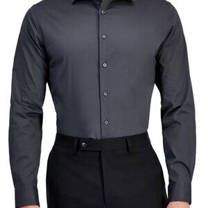 ALFANI REPLEN SLIM FIT DRESS SHIRT (M)